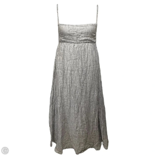 Delphine Linen Maxi Dress By Rumer The Label In Striped Pattern, Size: L