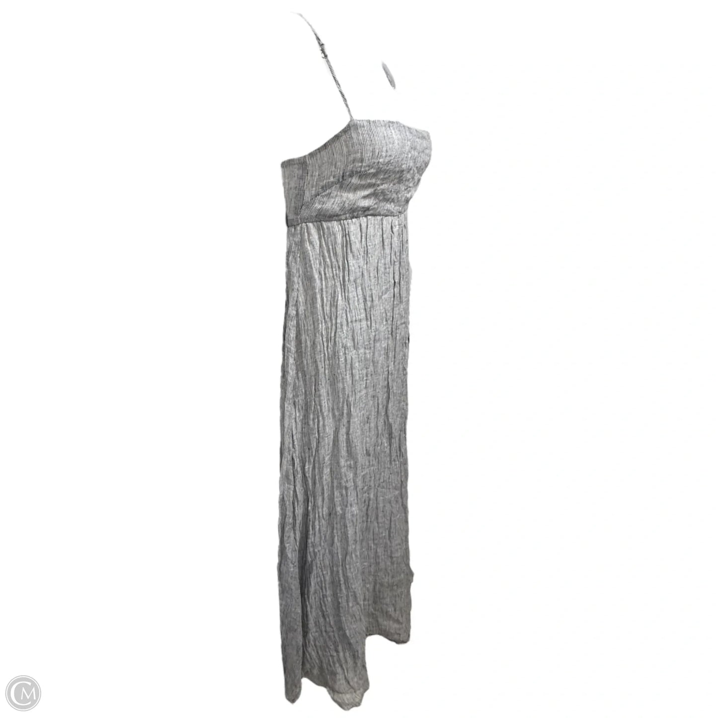 Delphine Linen Maxi Dress By Rumer The Label In Striped Pattern, Size: L