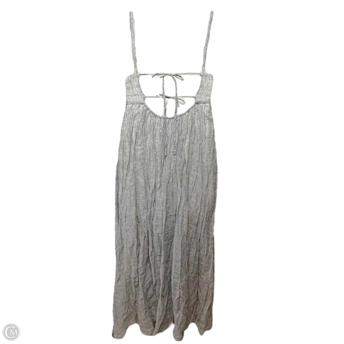 Delphine Linen Maxi Dress By Rumer The Label In Striped Pattern, Size: L