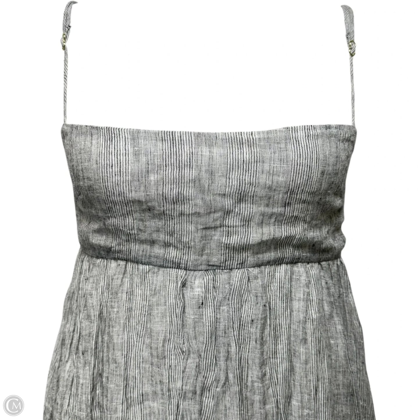 Delphine Linen Maxi Dress By Rumer The Label In Striped Pattern, Size: L