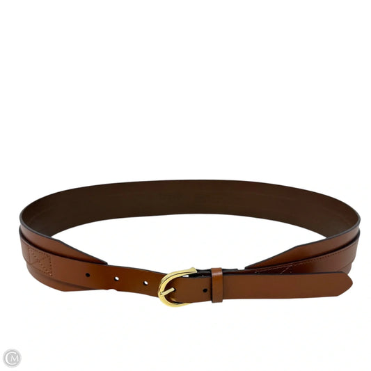 Wide Leather Belt with By J. Crew, Size: Medium