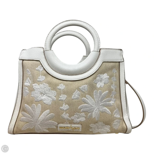 Embroidered Handbag By Nanette Lepore, Size: Medium