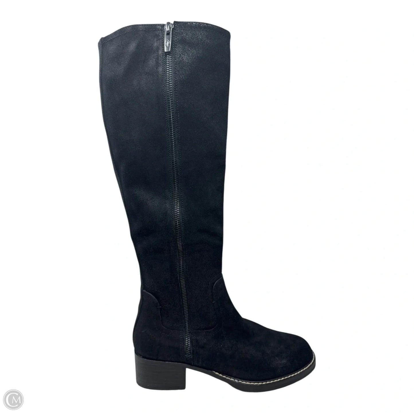 Boots Knee Heels By Donald Pliner In Black, Size: 8