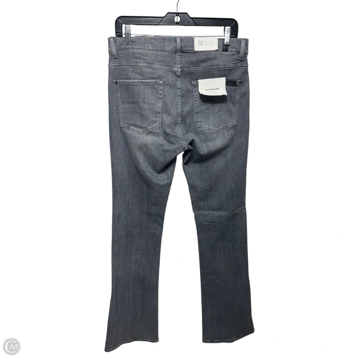 Jeans Boot Cut By 7 For All Mankind In Grey Denim, Size: 14