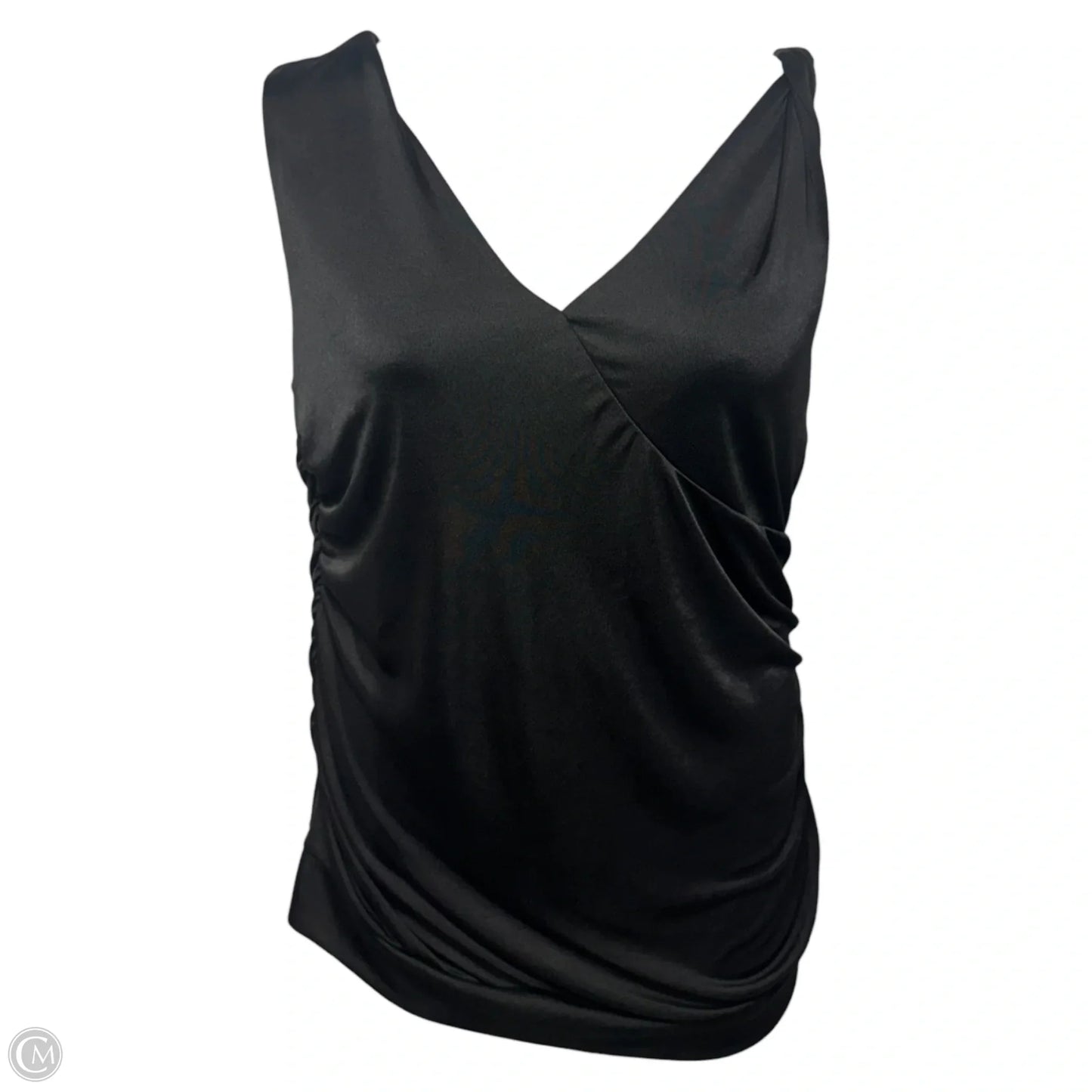 Twist Ruched Tank Top By Jean Paul Gaultier X Target In Black, Size: XL