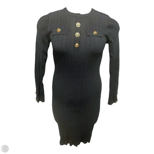 Dress Casual Midi By Karen Millen In Black, Size: M