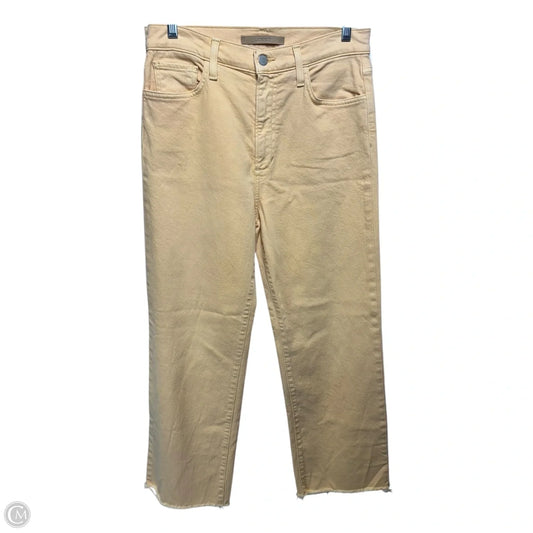 Jeans Cropped By Joes Jeans In Yellow, Size: 8