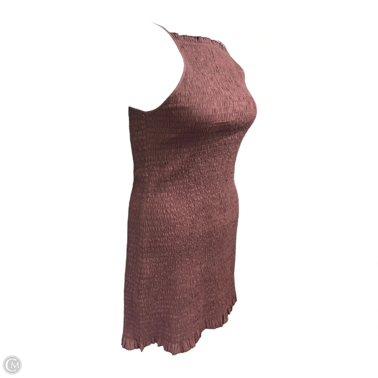 Lyla Smocked Mini Dress By Free People In Antique Oak, Size: M