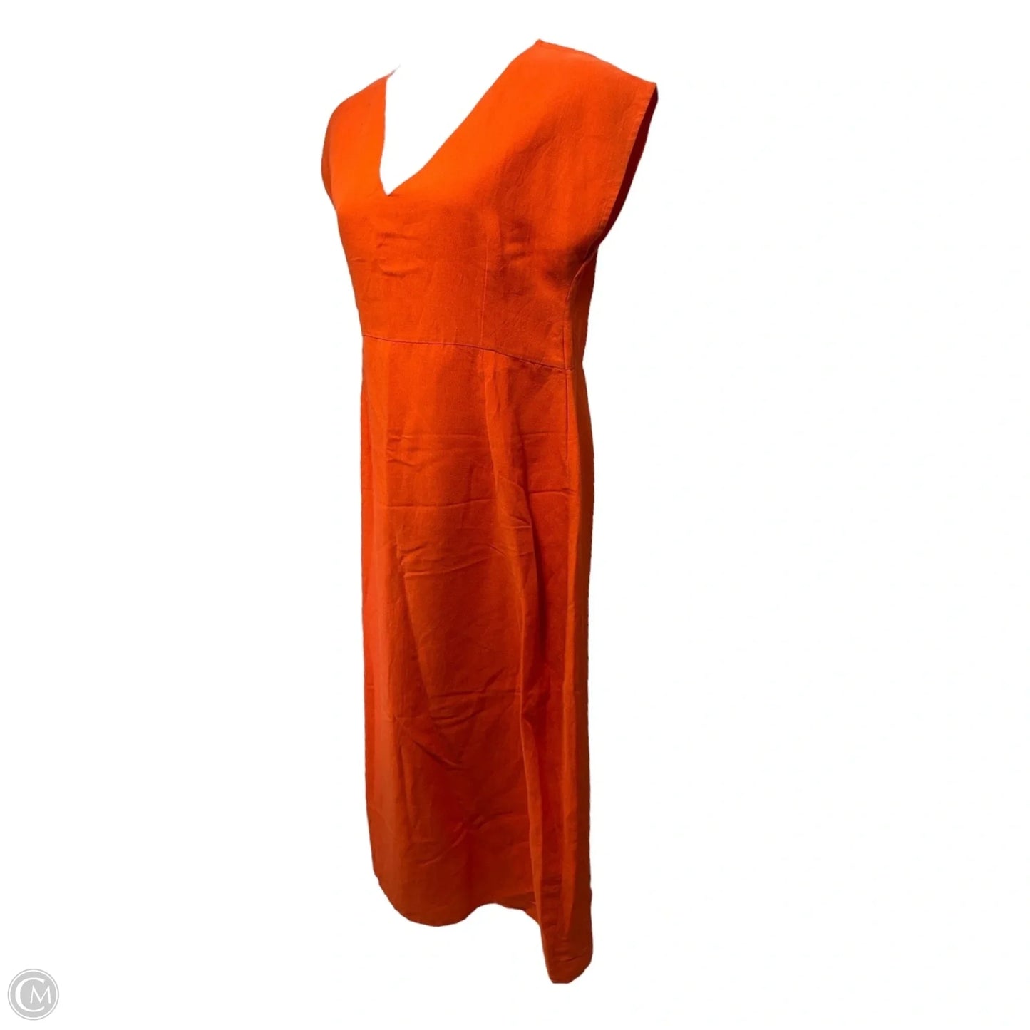 Audrey Midi Dress By Anna Cate In Hot Orange, Size: L