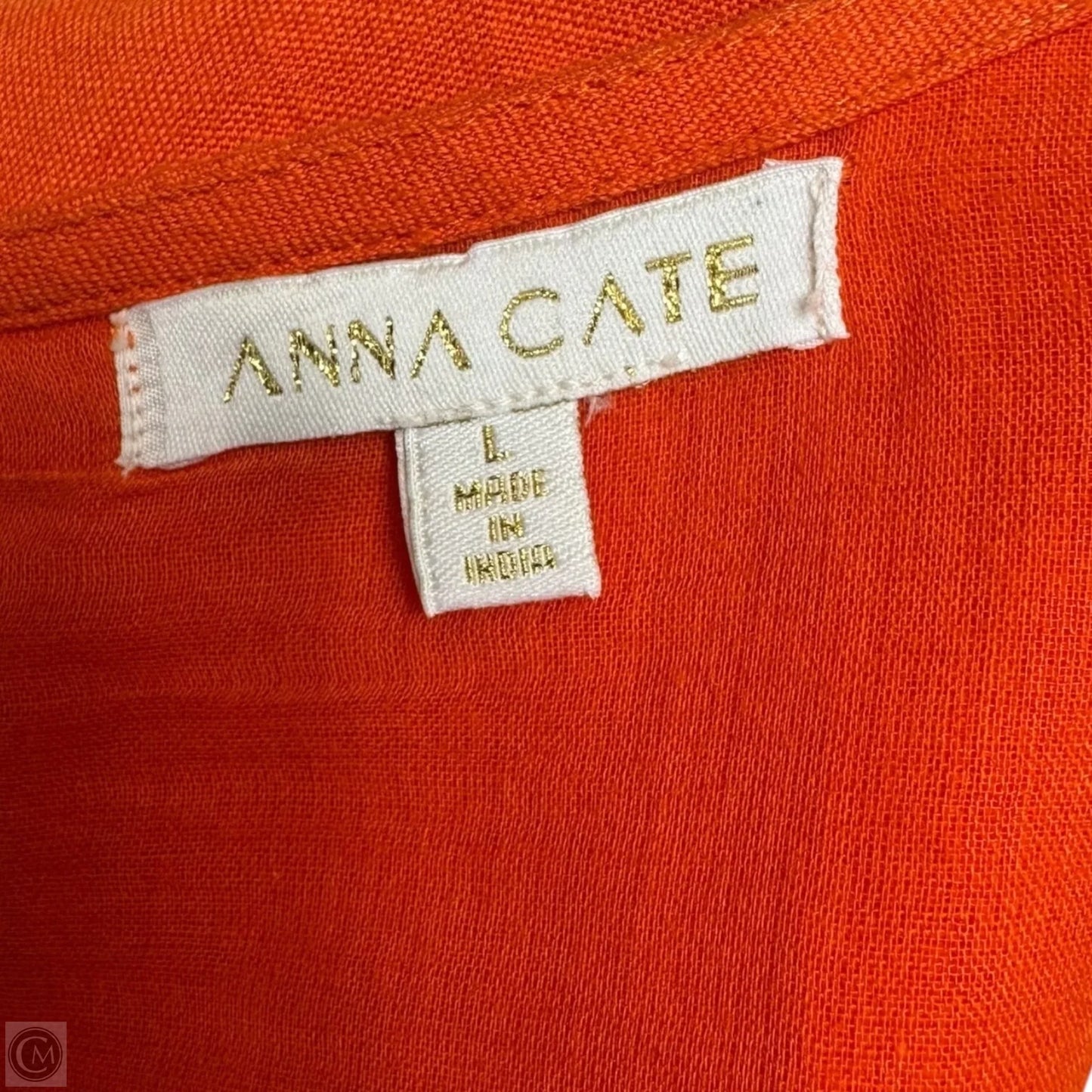 Audrey Midi Dress By Anna Cate In Hot Orange, Size: L