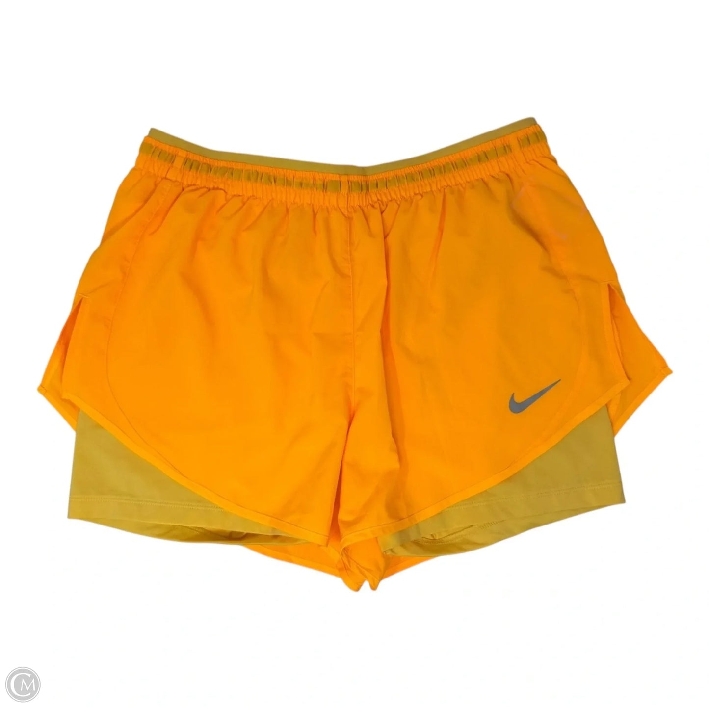 Athletic Shorts By Nike Apparel In Yellow, Size: L