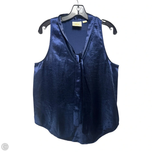 Top Sleeveless By Maeve In Blue, Size: 14