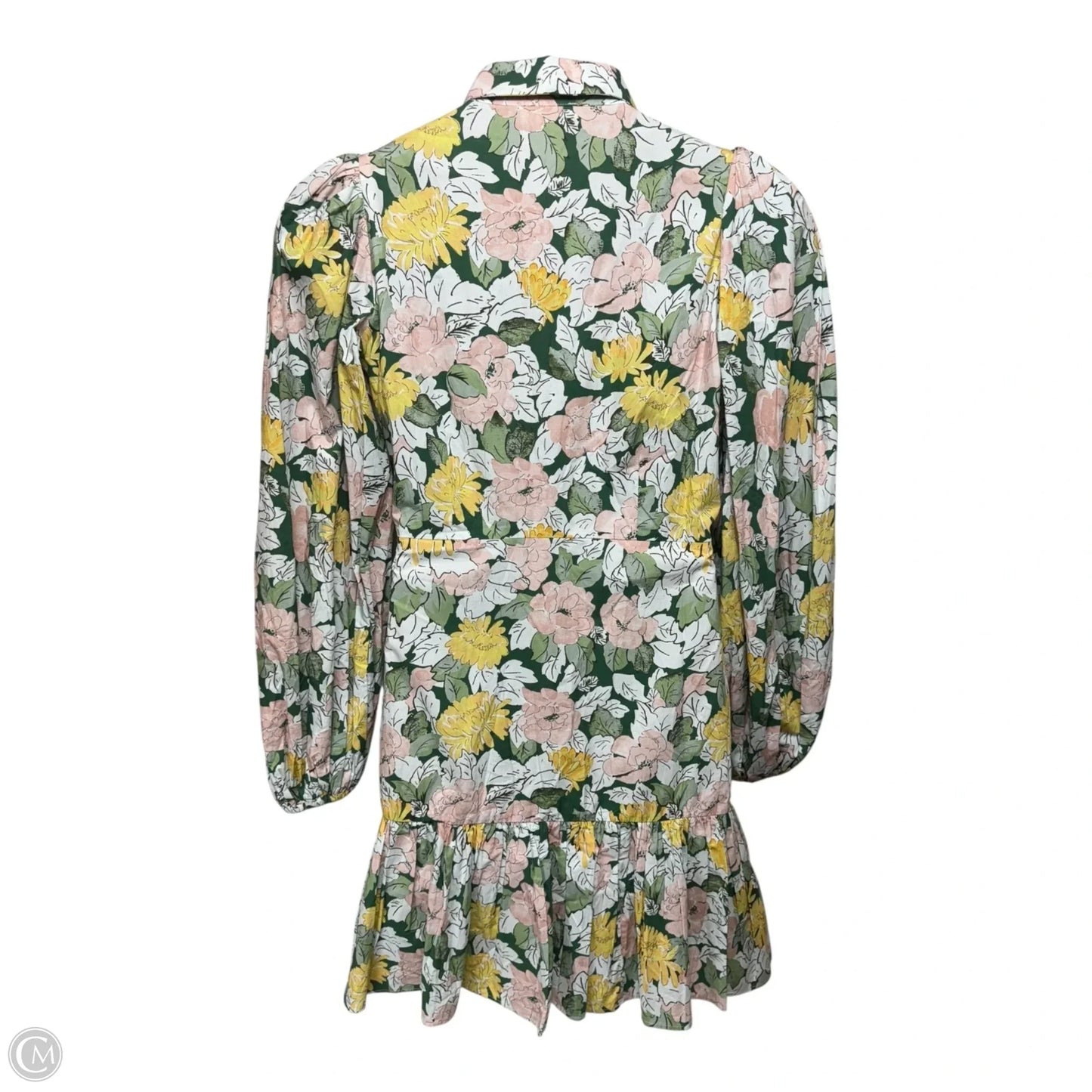 Stuctured Shirt Dress By By Timo In Floral Print, Size: L