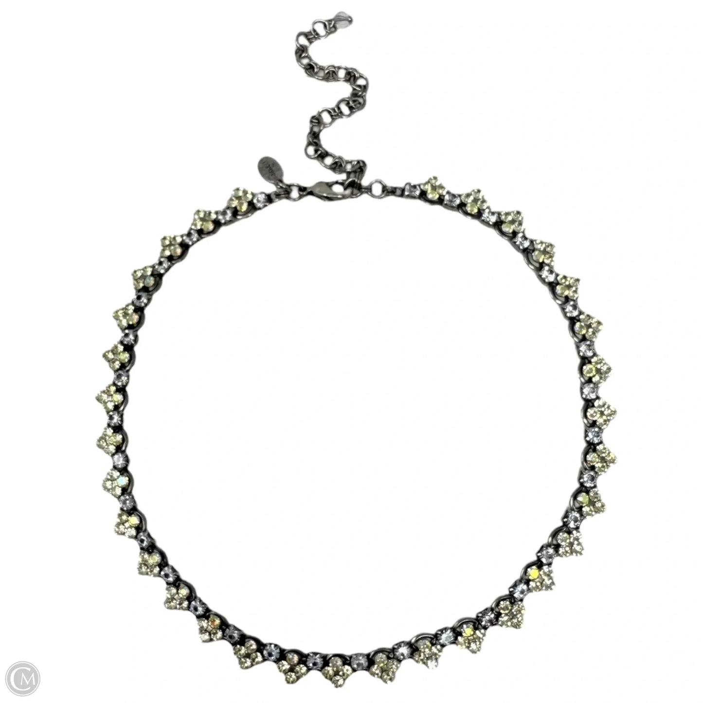 Crystal Cluster Tennis Necklace By Sorrelli