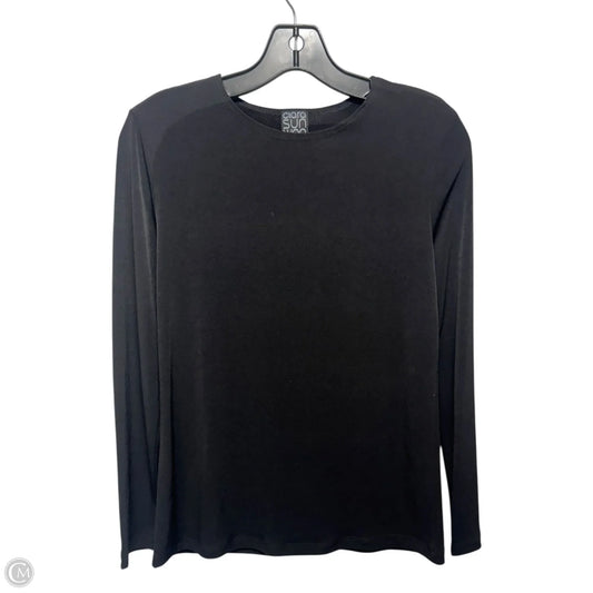 Top Long Sleeve By Clara Sun Woo In Black, Size: Xs