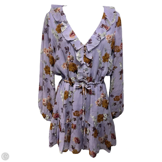 Anjelina Silk Mini Dress By Paige In Floral Print, Size: XXS