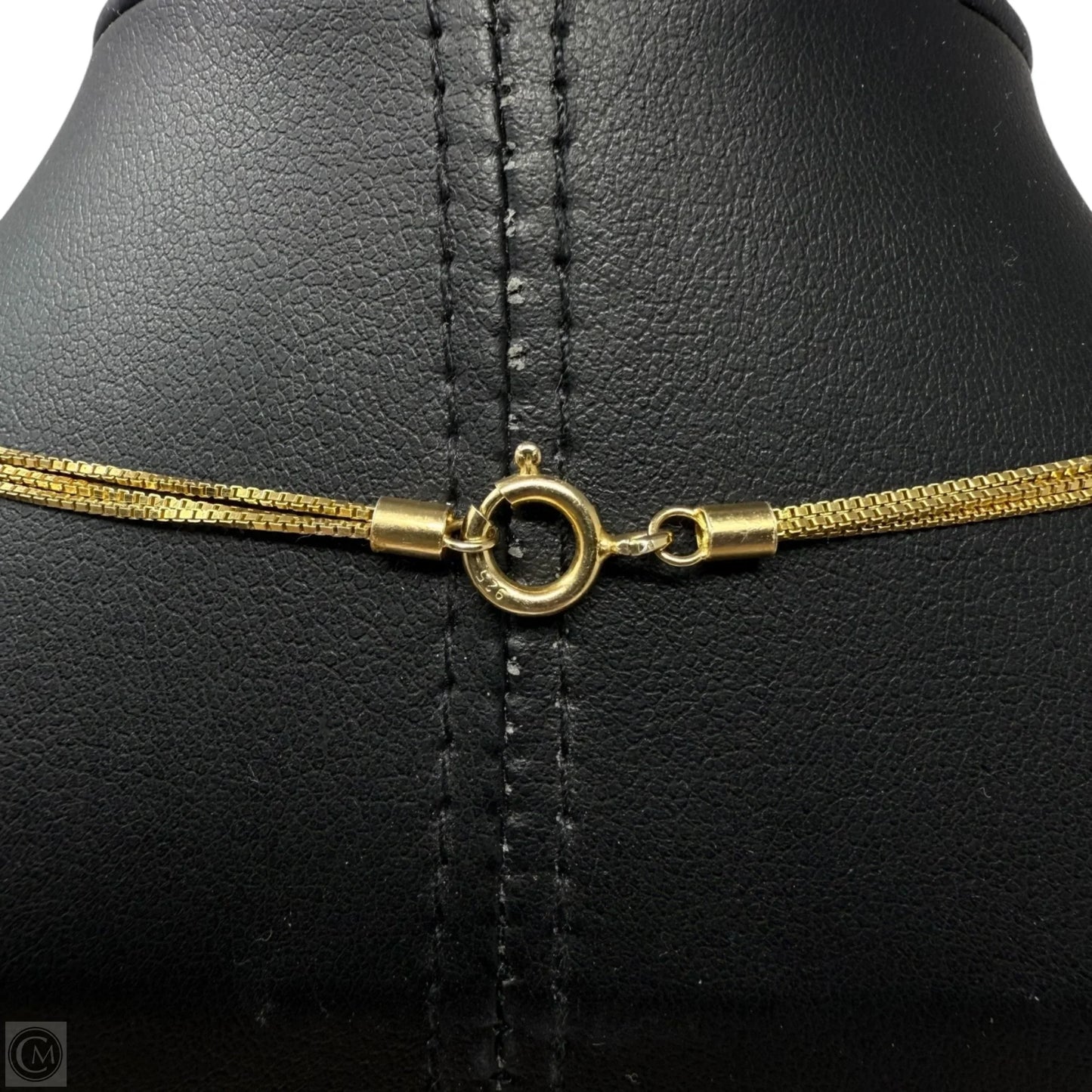 Triple Layer Vermeil & Pearl Necklace Sterling Silver By Clothes Mentor