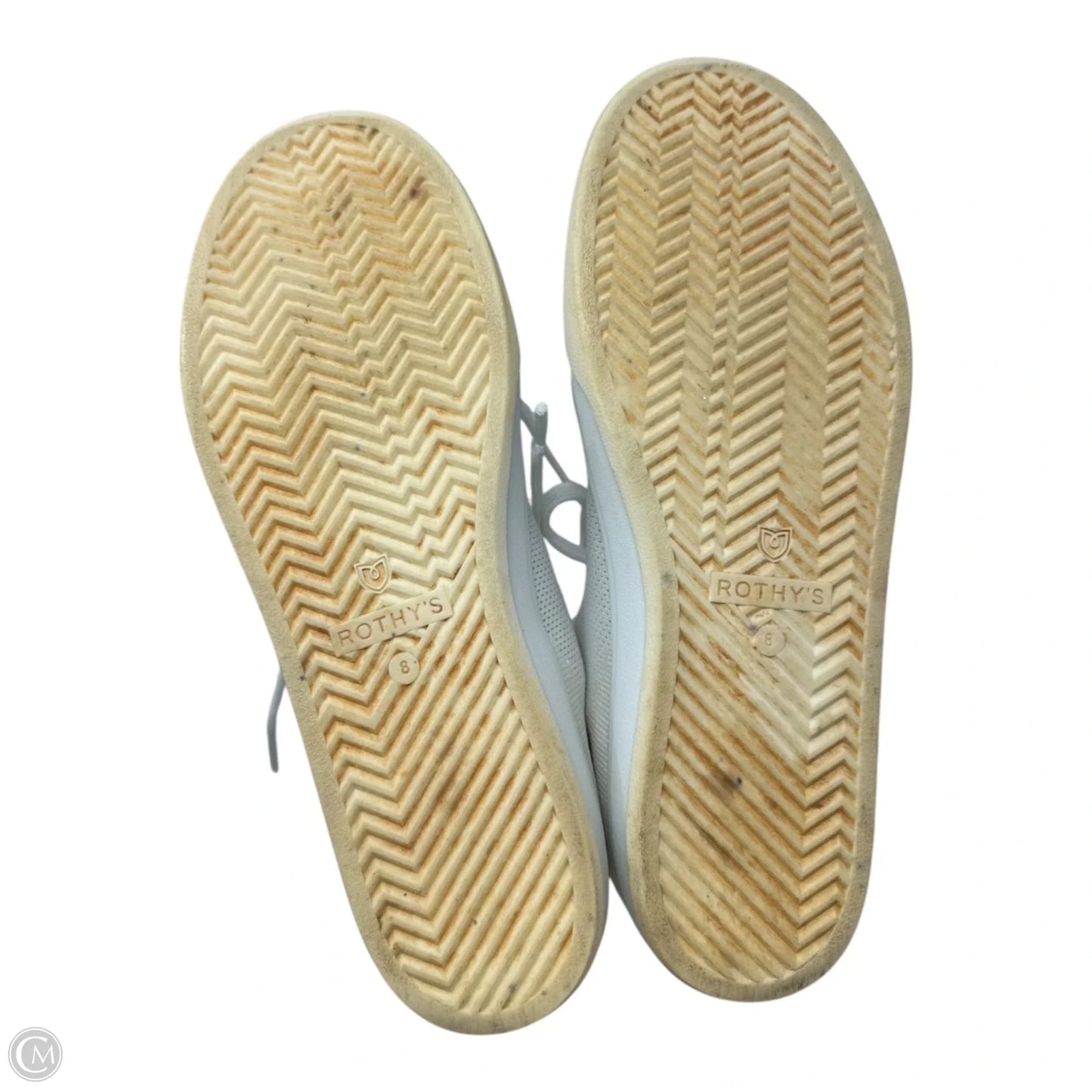The Lace Up Sneakers By Rothys In White, Size: 8