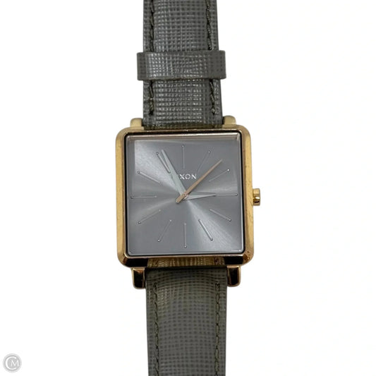 K Squared Watch By Nixon In Rose Gold Taupe