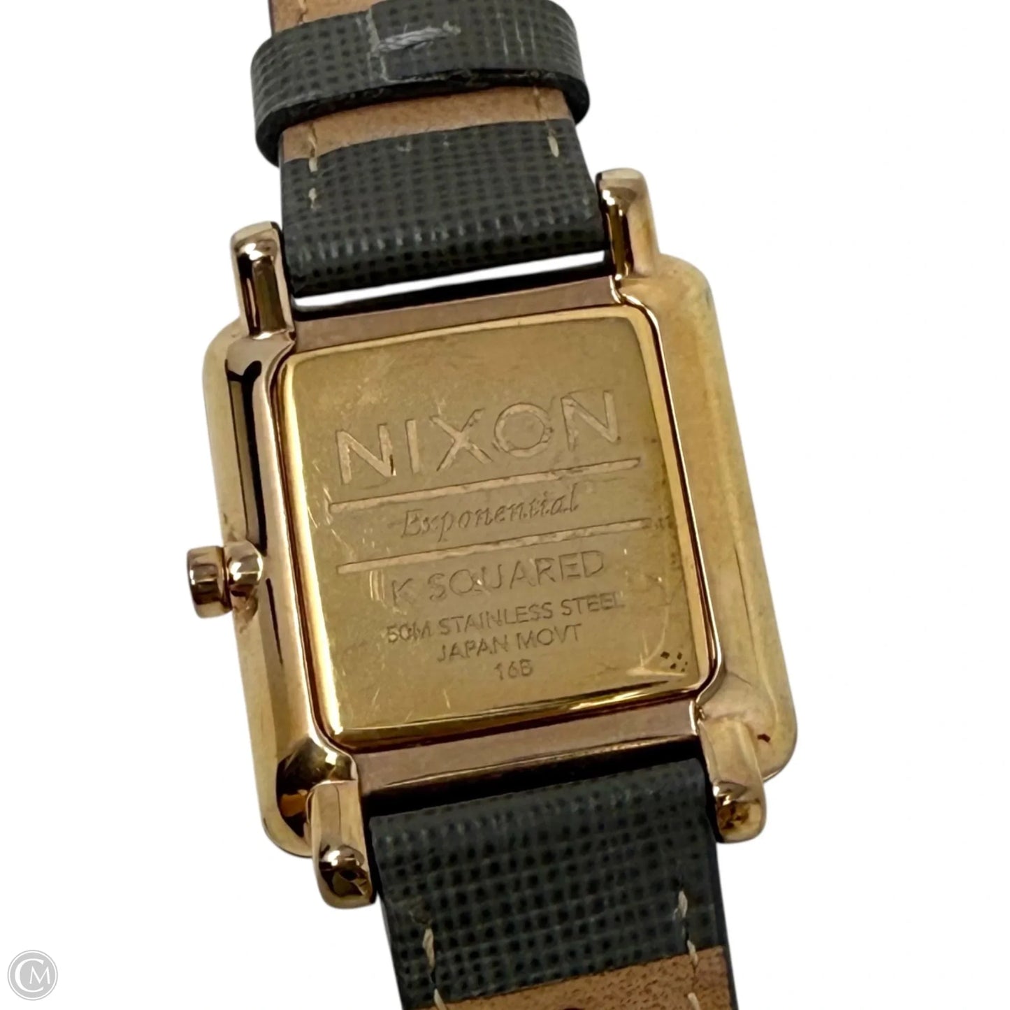 K Squared Watch By Nixon In Rose Gold Taupe