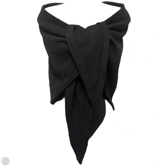 Triangle Wool-Cashmere Blend Scarf By Toteme In Black