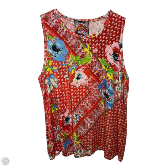 Martha Swing Tank By Johnny Was In Multi-colored, Size: L