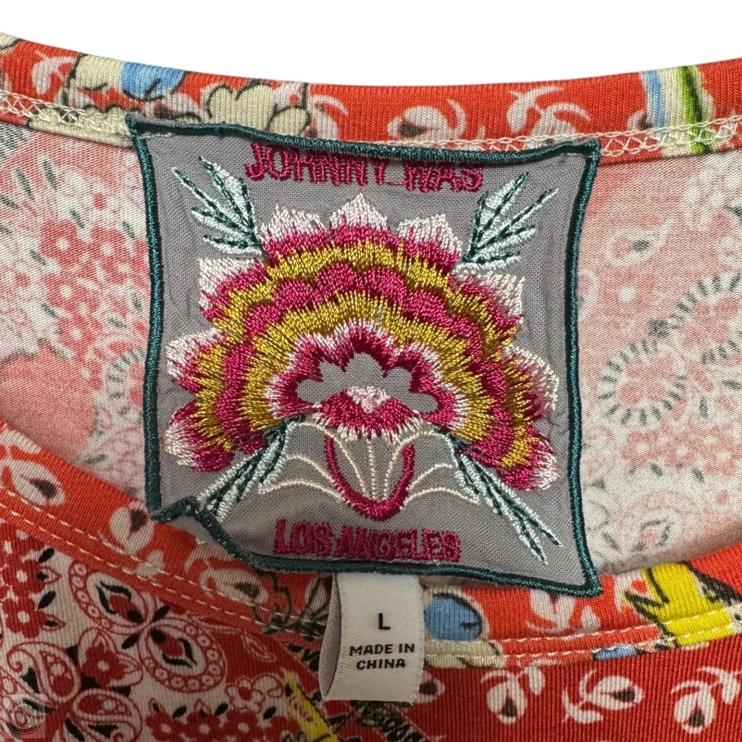 Martha Swing Tank By Johnny Was In Multi-colored, Size: L