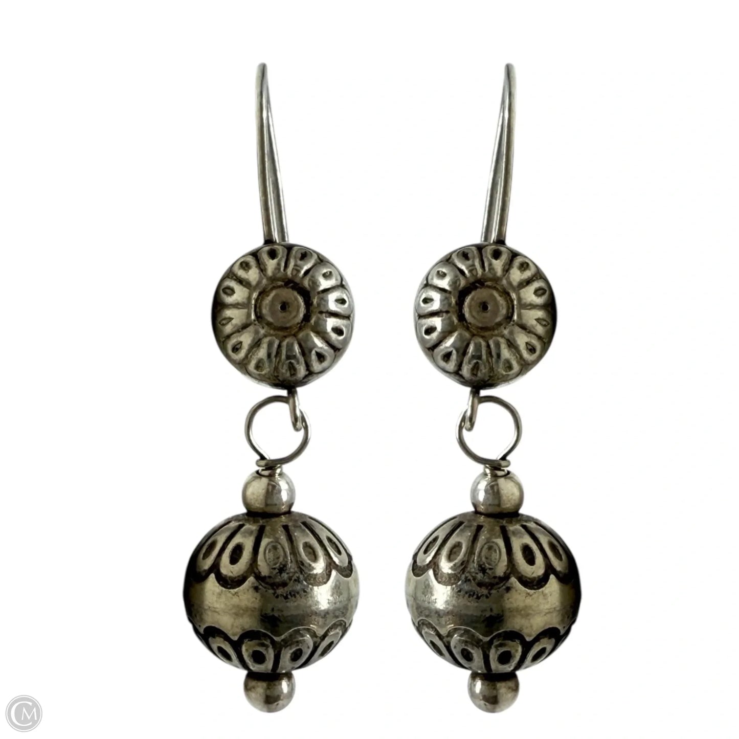 Sterling Silver Desert Pearl Dangle Earrings By Carolyn Pollack X Relios Inc.