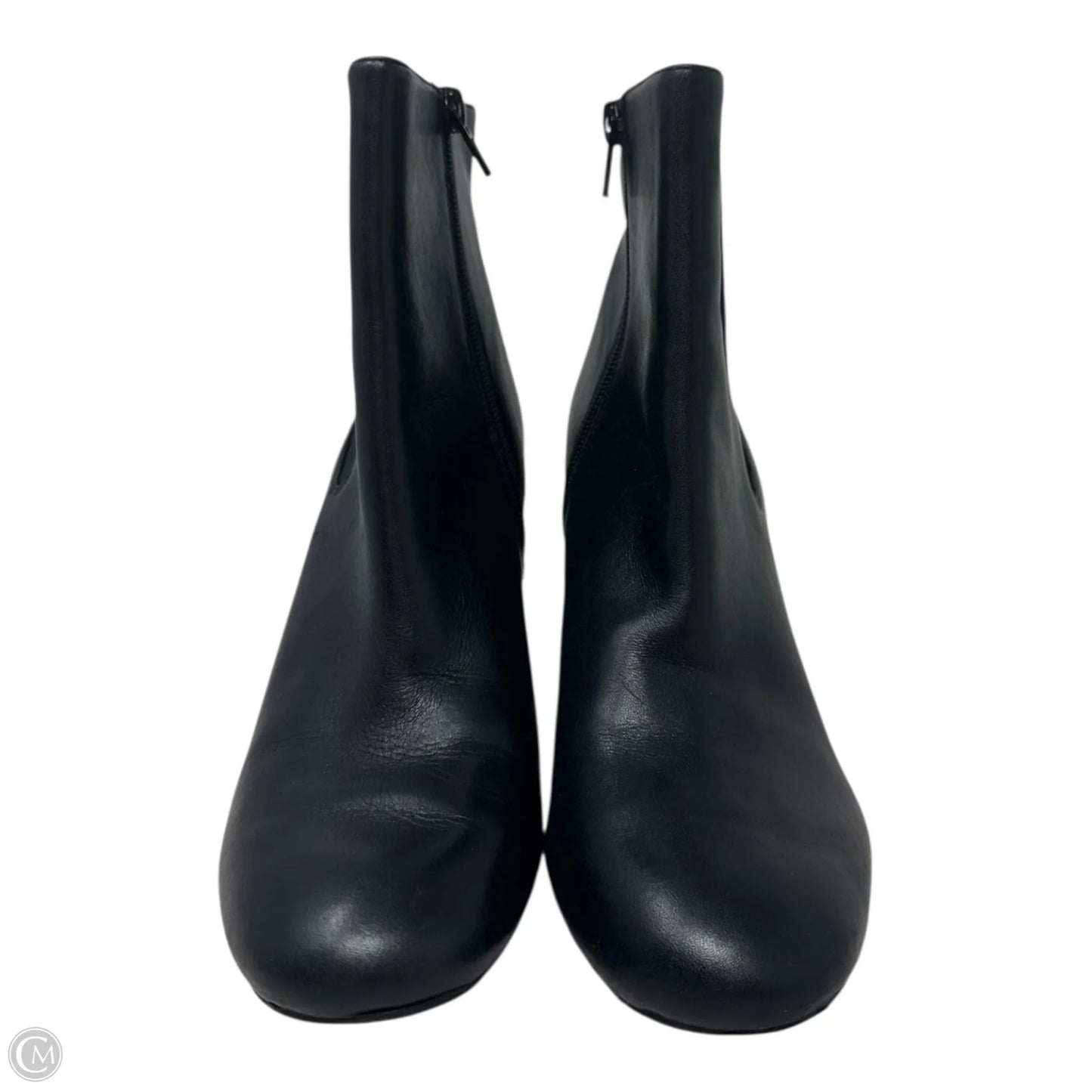 Olina Chain Heel Boots Ankle Heels By Preston And York In Black, Size: 7