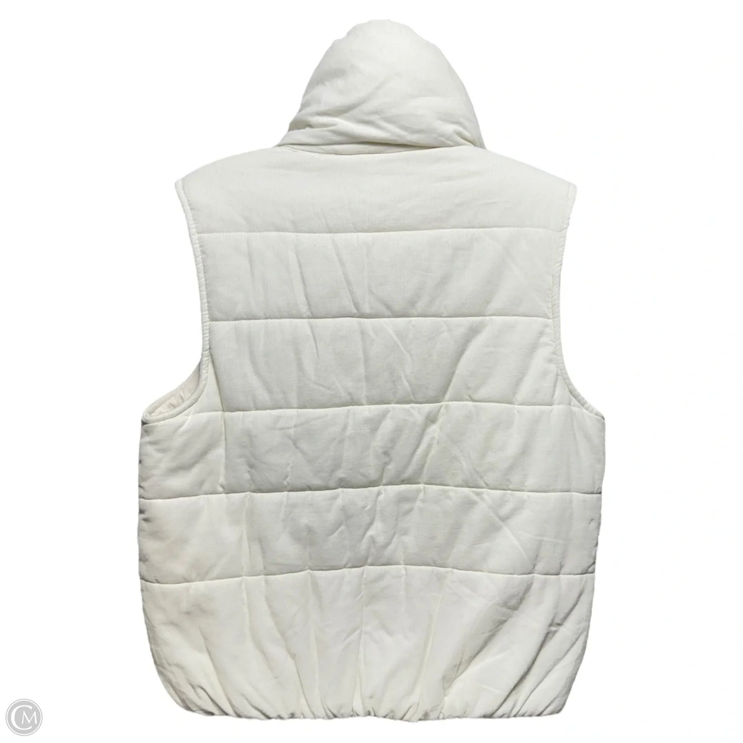 Corduroy Puffer Vest By Pilcro In Cream, Size: S