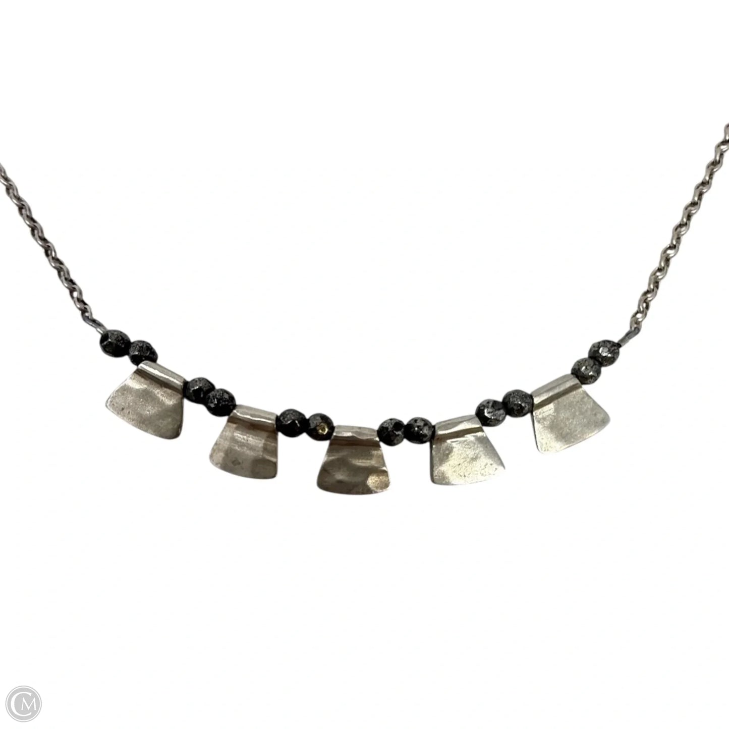Patterned Pyrite Necklace By Silpada