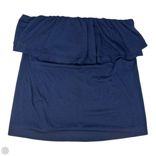 Rilo Tube Top Designer By Lilly Pulitzer In Navy, Size: XL