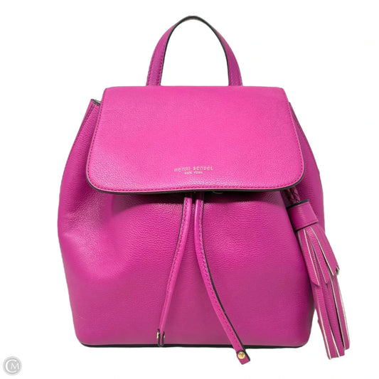 Worth Avenue Leather Backpack By Henri Bendel, Size: Medium