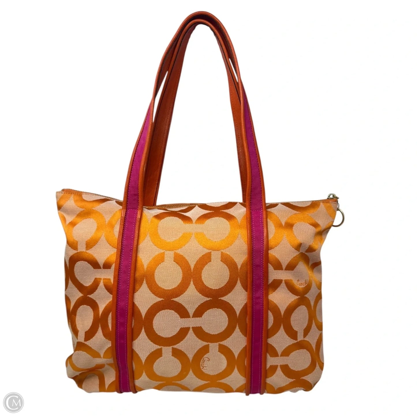 Poppy Tote Handbag Designer By Coach, Size: Medium