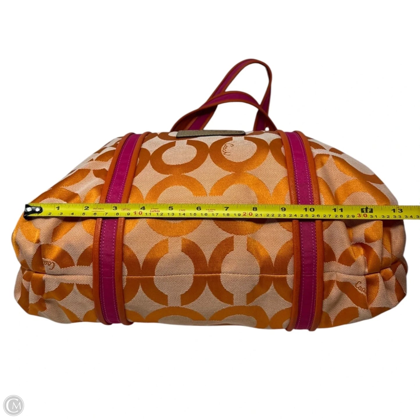 Poppy Tote Handbag Designer By Coach, Size: Medium