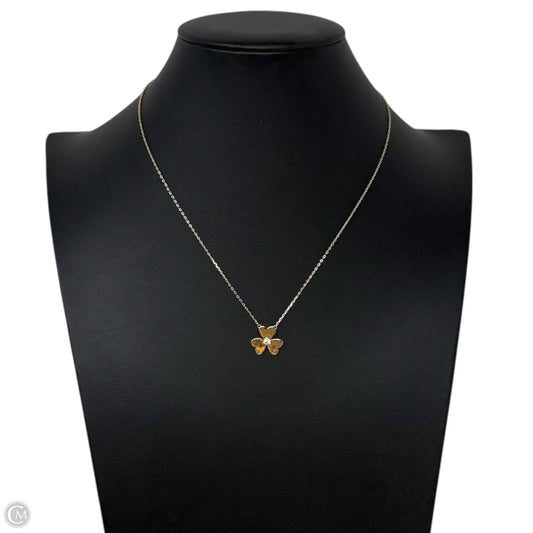 Gold Over Sterling Silver Frivoles Flower Necklace