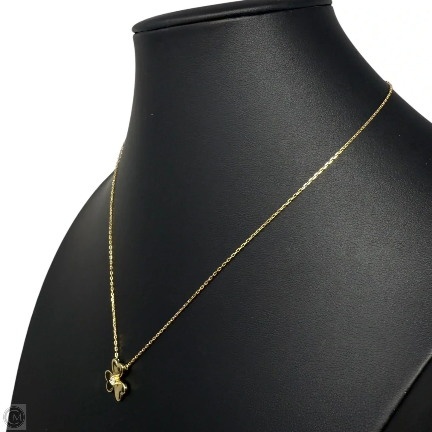 Gold Over Sterling Silver Frivoles Flower Necklace