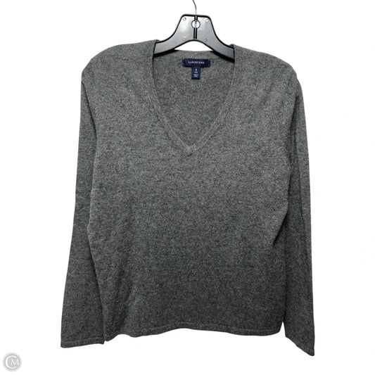 Sweater Cashmere By Lands End In Grey, Size: S
