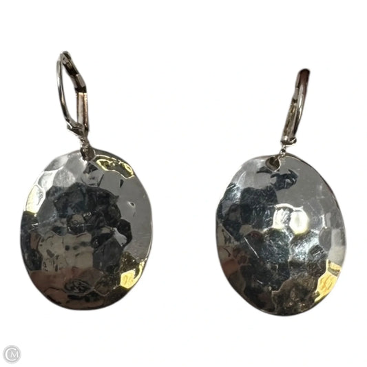 Hammered Dangle Sterling Silver Earrings
