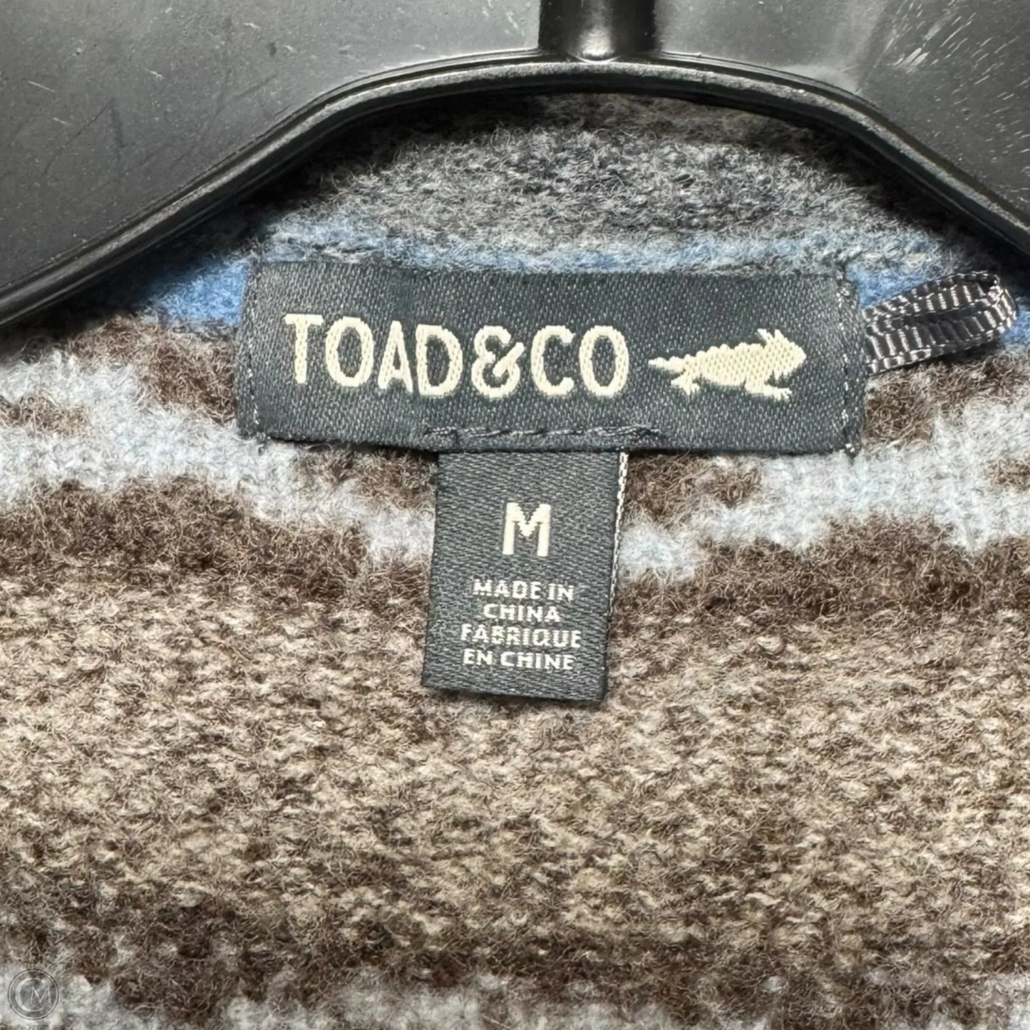 Wool Sweater Cardigan By Toad & Co In Multi-colored, Size: M