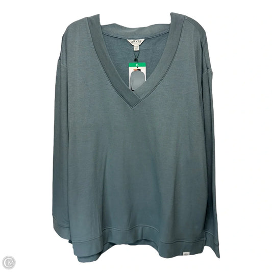 Sweatshirt Crewneck By Orvis In Green, Size: Xl