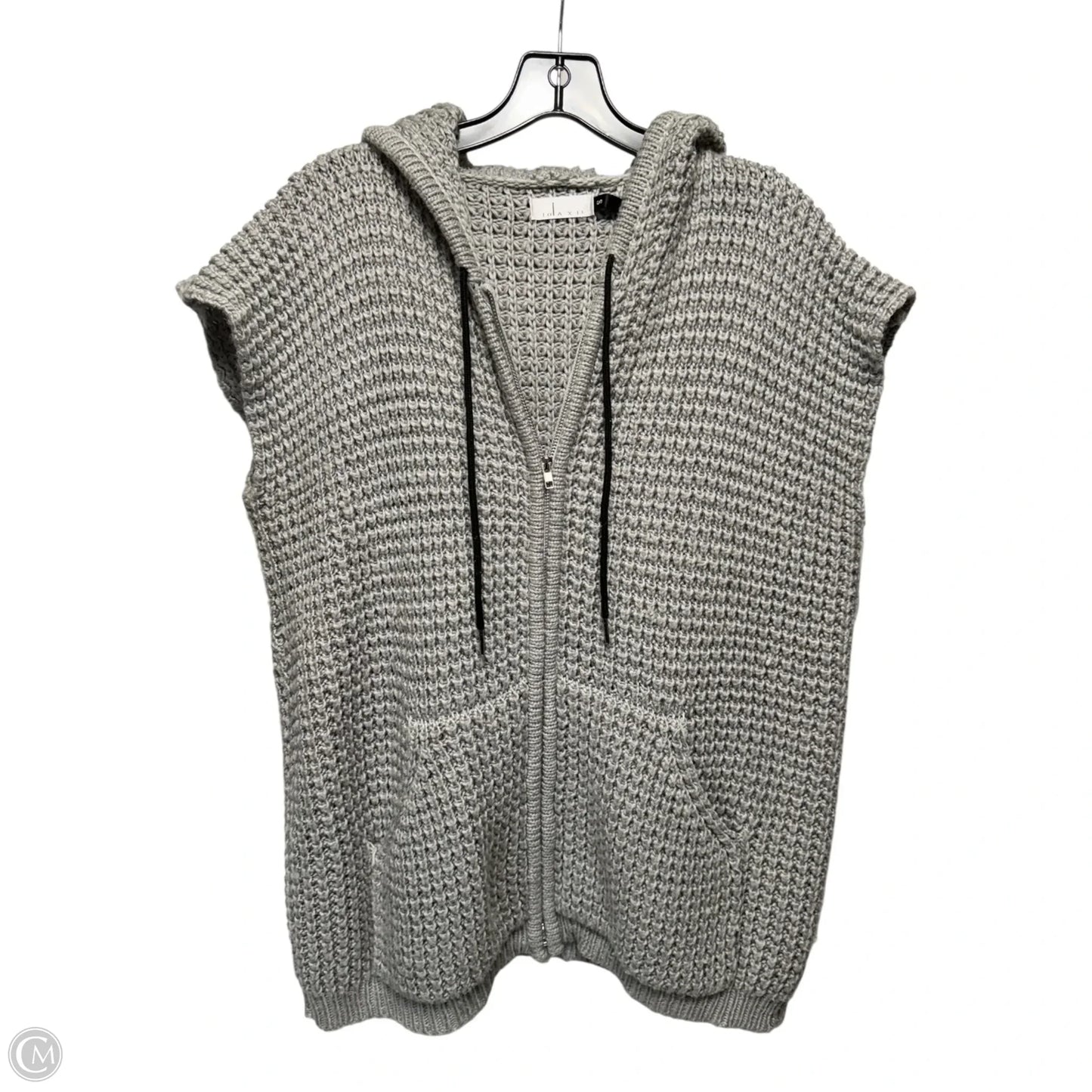 Sweater Cardigan By Lola x Le In Grey, Size: S