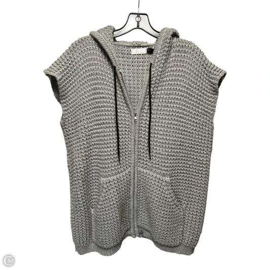 Sweater Cardigan By Lola x Le In Grey, Size: S