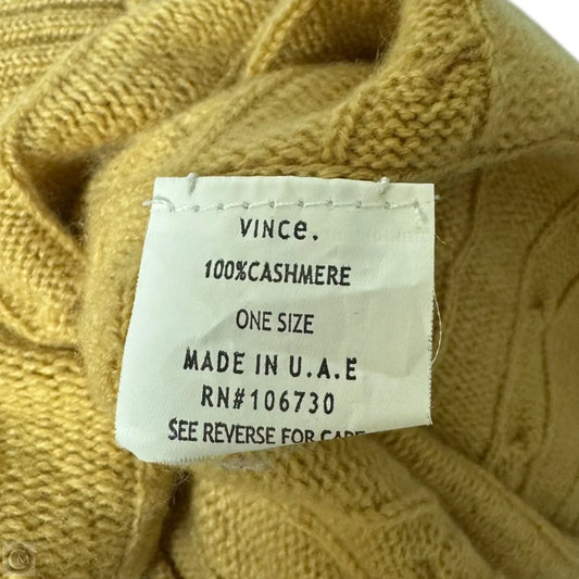 Cashmere Cable Knit Poncho By Vince In Tan, Size: Osfm