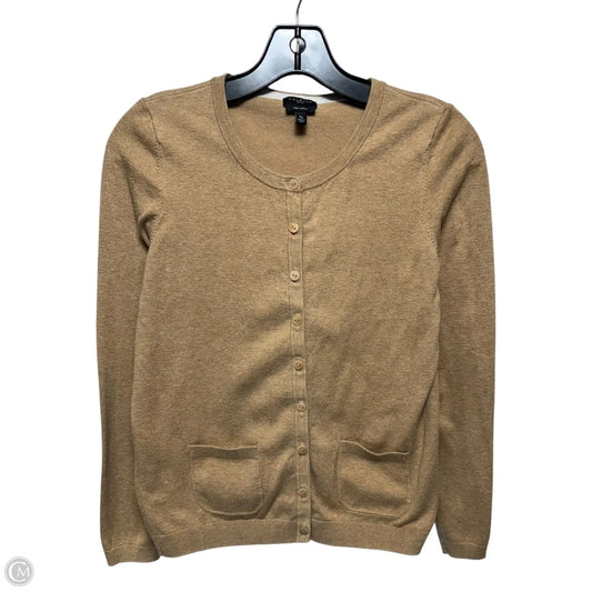 Sweater Cardigan By Talbots In Tan, Size: Sp
