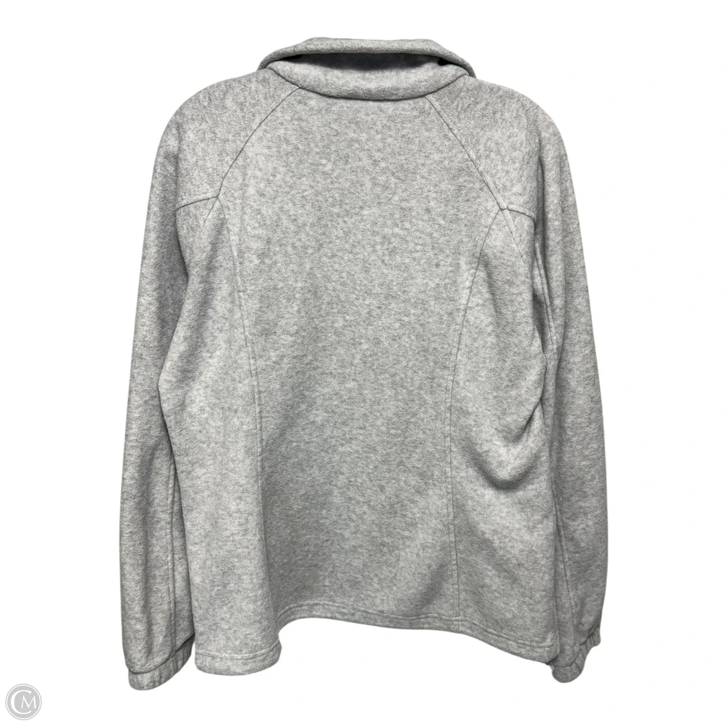 Jacket Fleece By Columbia In Grey, Size: M