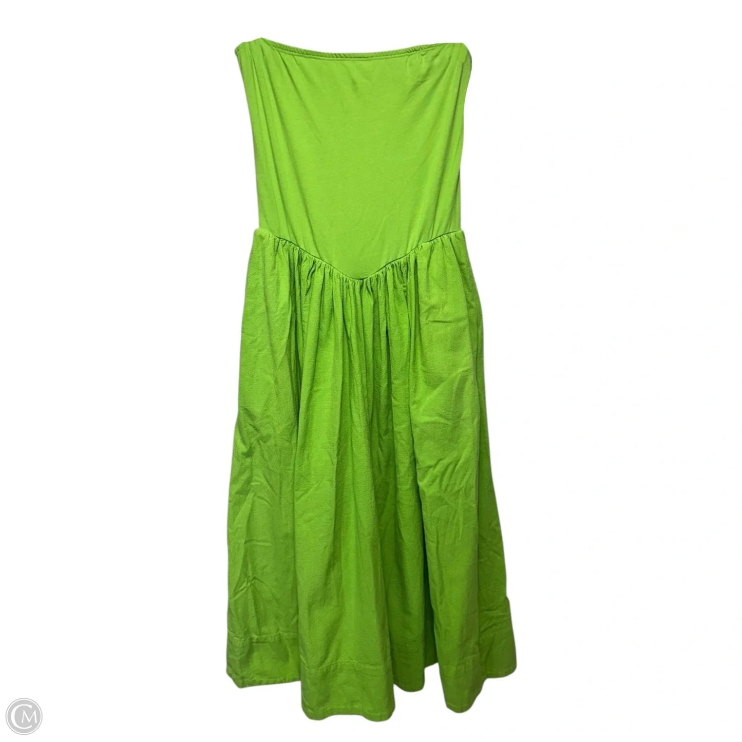 Onda Drop Waist Dress Casual Midi By Free People In Green, Size: M