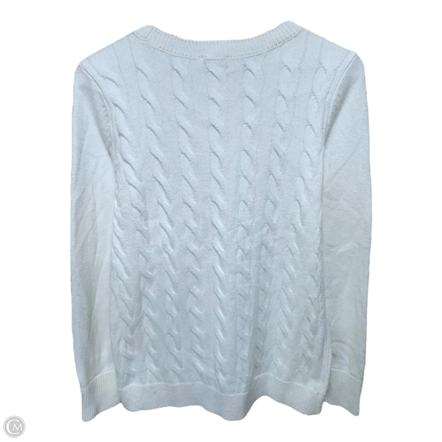 Sweater By Talbots In Cream, Size: M