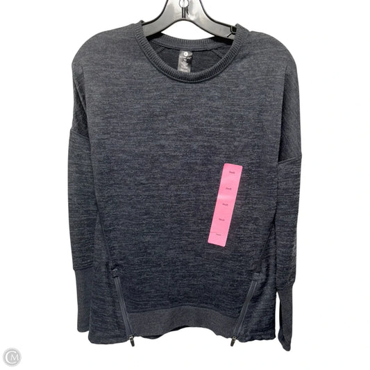 Athletic Top Long Sleeve Crewneck By Active Life In Grey, Size: S