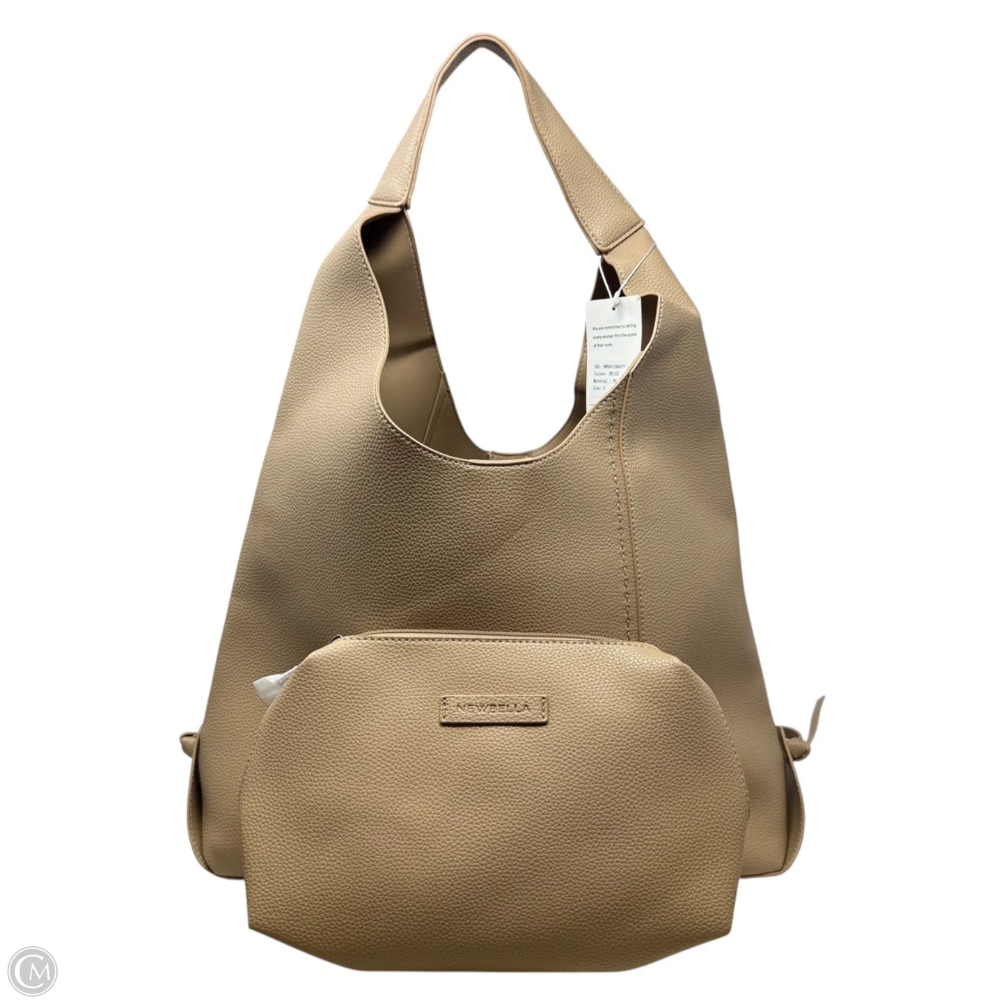 Hobo Shoulder Bag By Newbella, Size: Medium